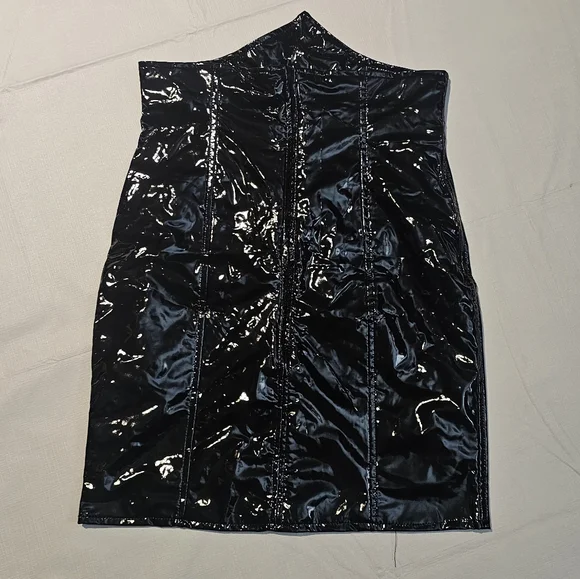 Patent Leather Skirt NWOT - Picture 4 of 5